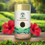 Vansam – Hibiscus Herbal Infusion | Antioxidant-Rich Herbal Blend for Heart Health & Detox | 100% Natural Ingredients | Caffeine-Light | 100gm Loose Leaf