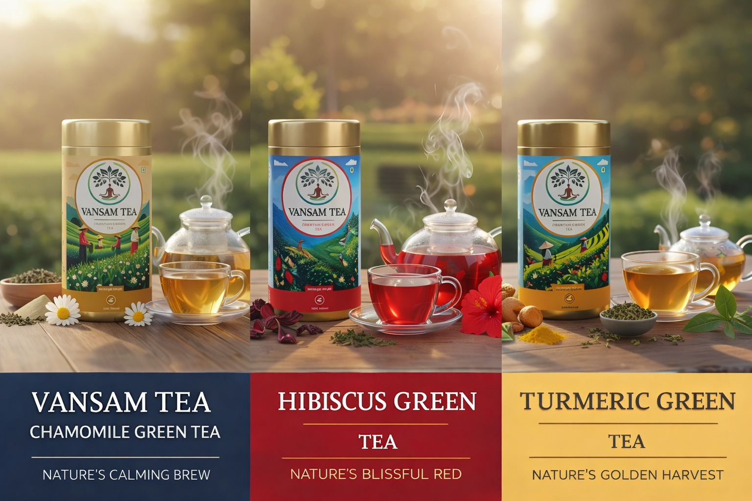 Chamomile + Hibiscus + Turmeric ( 15% Off )