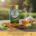 Vansam Tea – Turmeric Green Tea | Natural Anti-Inflammatory Herbal Blend | Supports Immunity, Digestion & Detox | 100% Pure Ingredients | 100gm Loose Leaf