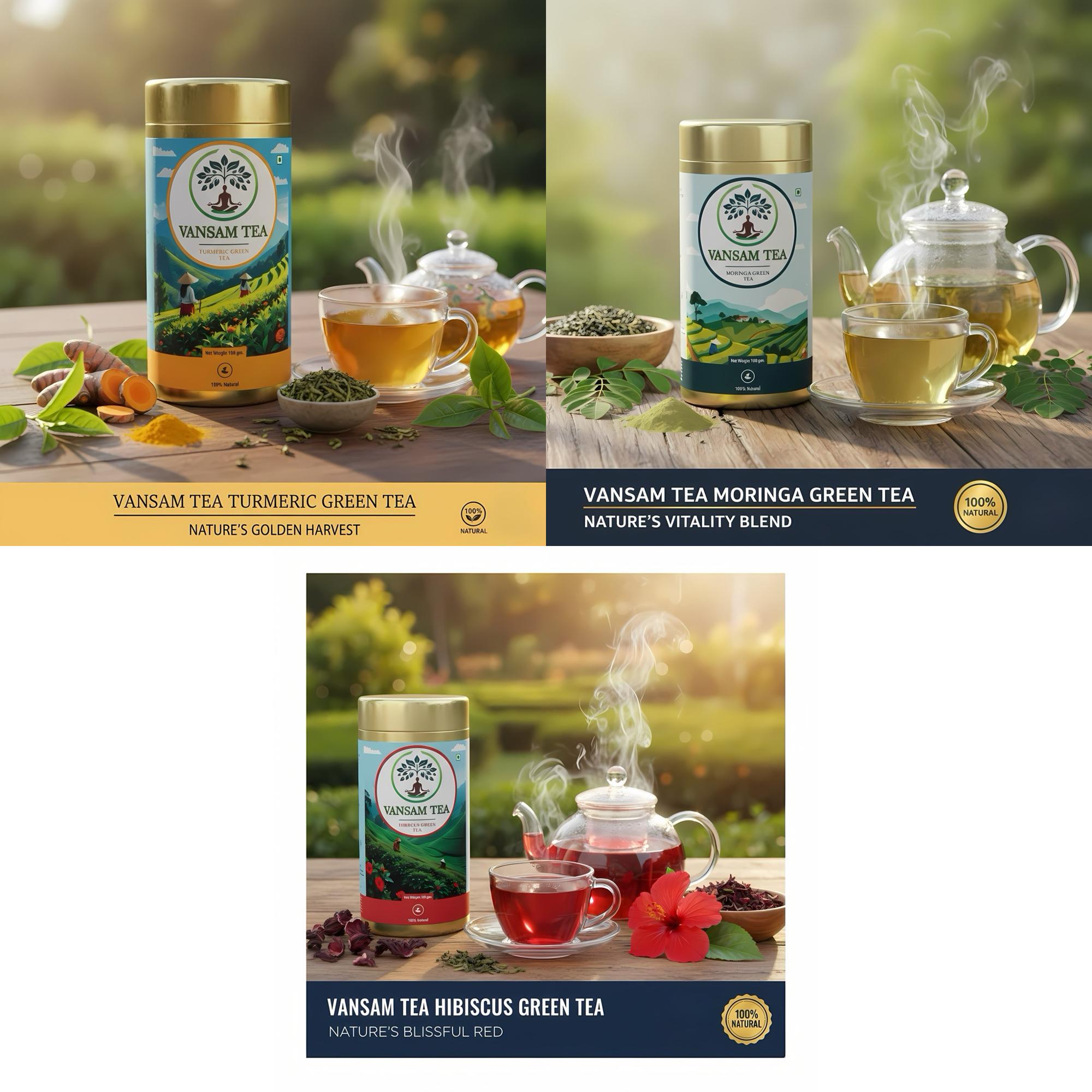 Turmeric + Moringa + Hibiscus ( 15% Off )