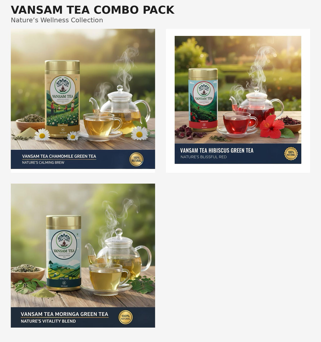 Chamomile + Hibiscus + Moringa ( 15% Off )