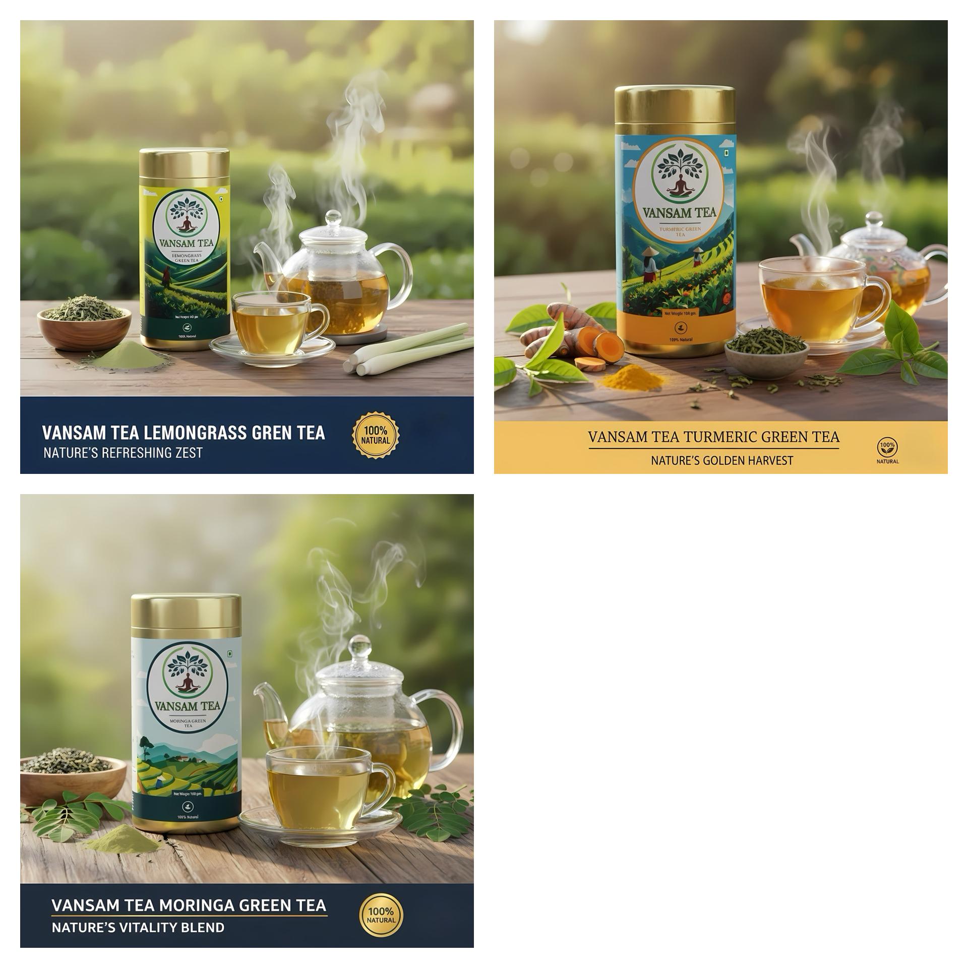 Lemongrass + Turmeric + Moringa ( 15% Off )